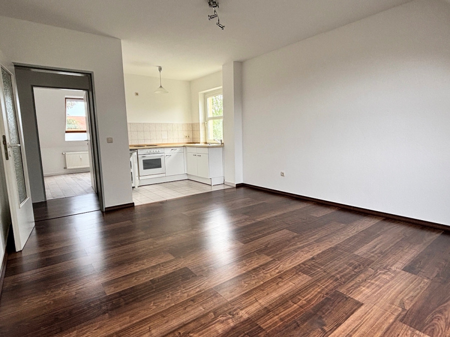 Wohnzimmer mit Küche