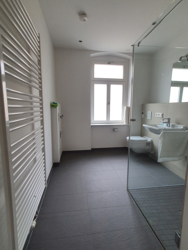 modernes Bad mit Dusche