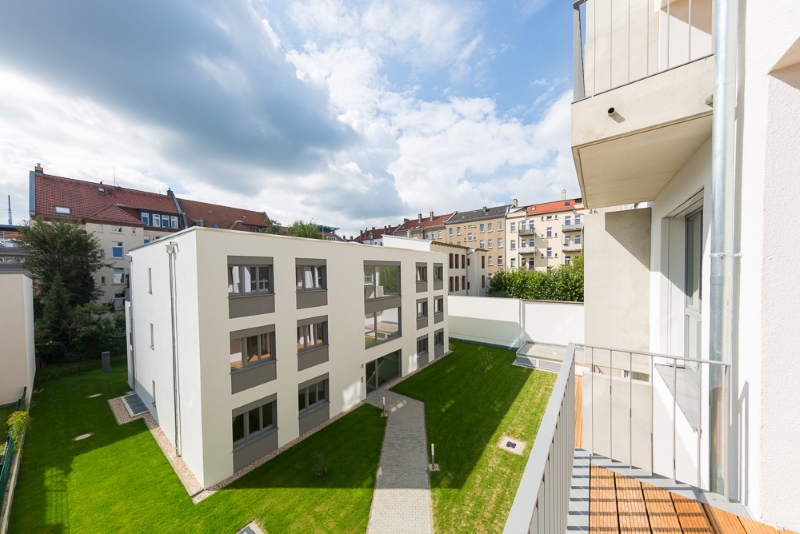 Blick zum Hinterhaus