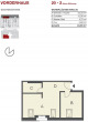 Grundriss_DS143_WE20 - WBS erforderlich!!! Schicke und moderne 2-Zi.-Single-Whg. mit Balkon in Neubau von 2022