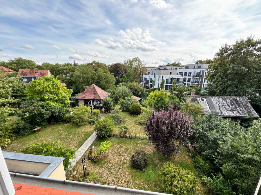 Blick aus Wohnzimmer
