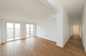Wohnzi. mit offener Küche - +++ Weißer Wohnberechtigungsschein erforderlich!!! 4-Zi.-Whg. in modernem Neubau +++