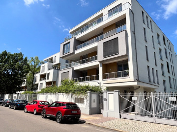 Bachviertel: Exklusive 5-Zi.-Whg. mit 2 Terrassen und Topausstattung am Clara-Park!, 04109 Leipzig, Terrassenwohnung