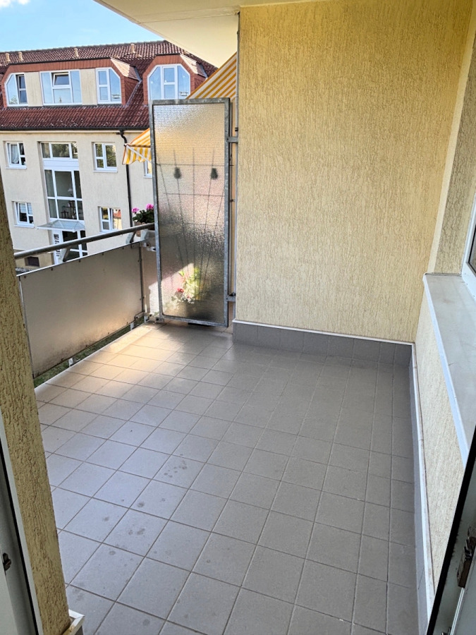 großzügiger Balkon
