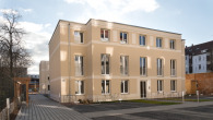 Ansicht Gartenhaus 1 - WBS erforderlich!!! 3-Zi.-Whg. mit Balkon im ruhigen Gartenhaus in Neubau von 2022