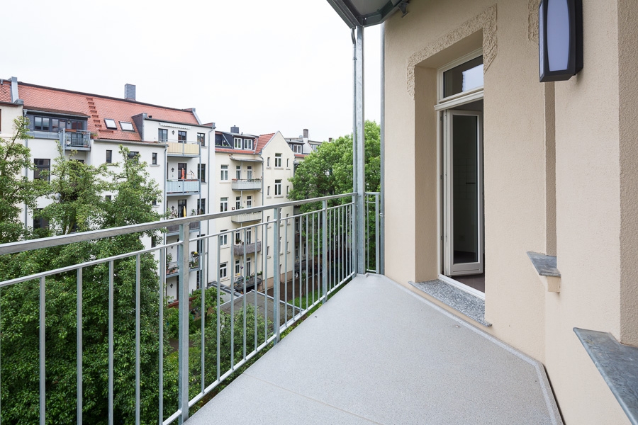 großzügiger Balkon