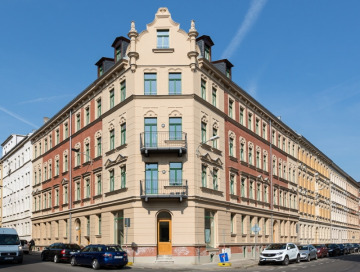 Beliebtes Brunnenviertel: Attraktive 4-Zi.-Whg. mit Balkon, Gartenanteil und guter Ausstattung!, 04177 Leipzig, Erdgeschosswohnung