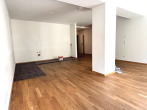 Wohnzimmer mit offener Küche