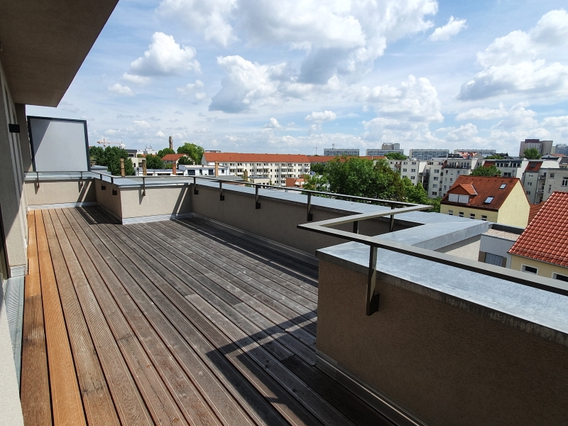 Terrasse am Wohnzimmer