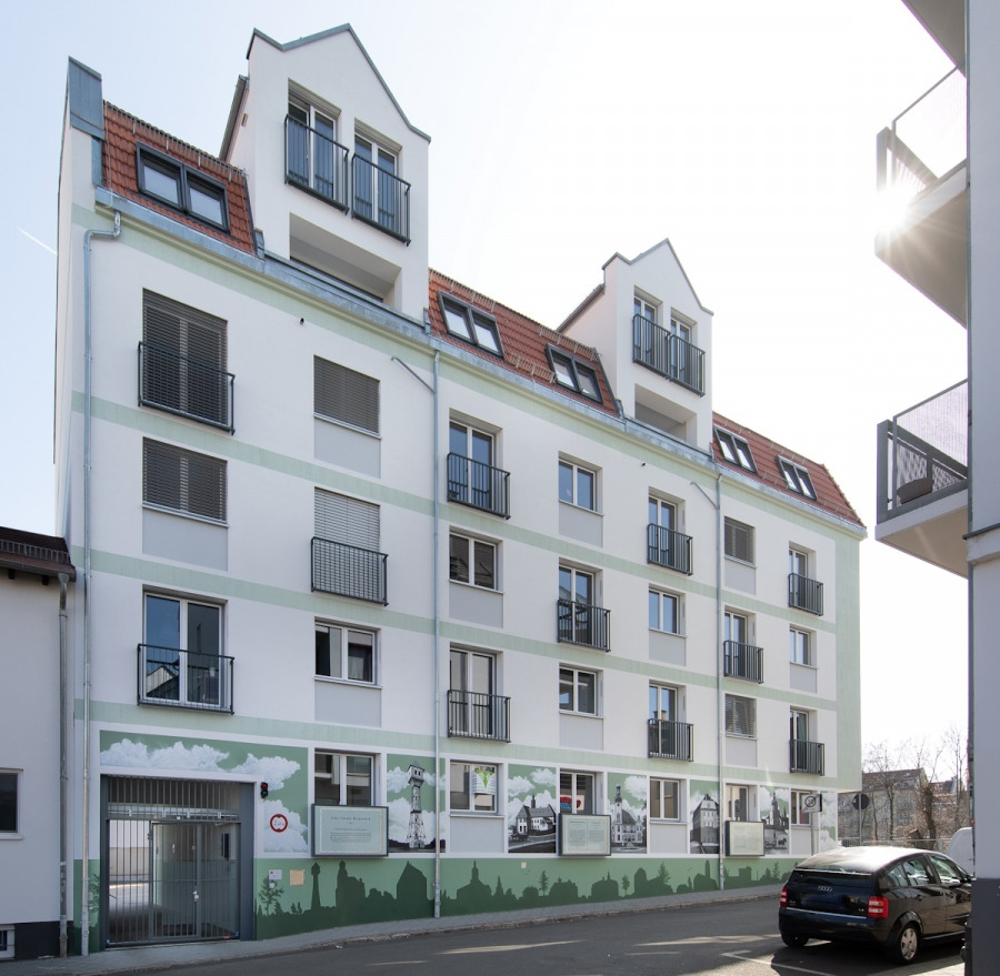 Ansicht Hofeinfahrt Seite Ellernweg