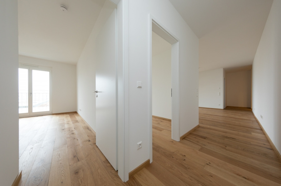 Blick in die Schlafzimmer