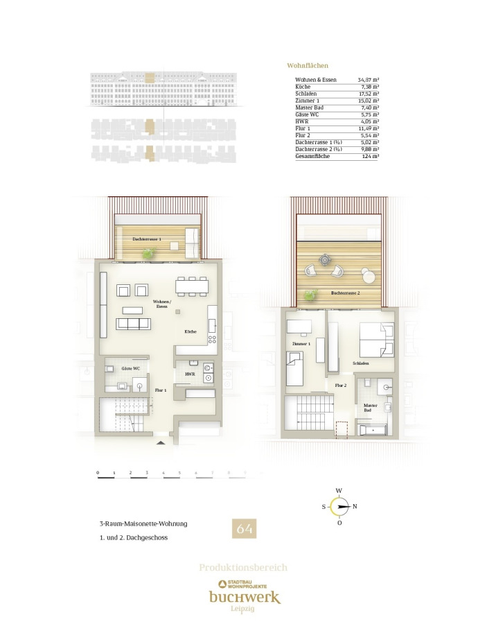 ETW 64, Albert-Schweitzer-Straße 10, Leipzig - Grundriss